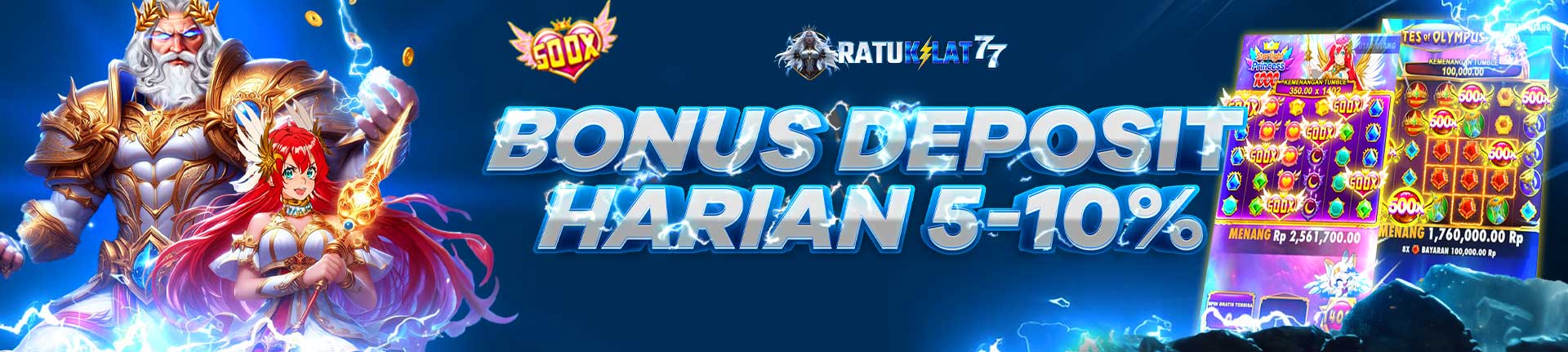 RATUKILAT77 : Agen Judi Dewa Slot Online Terpercaya Link Slot77 Resmi 